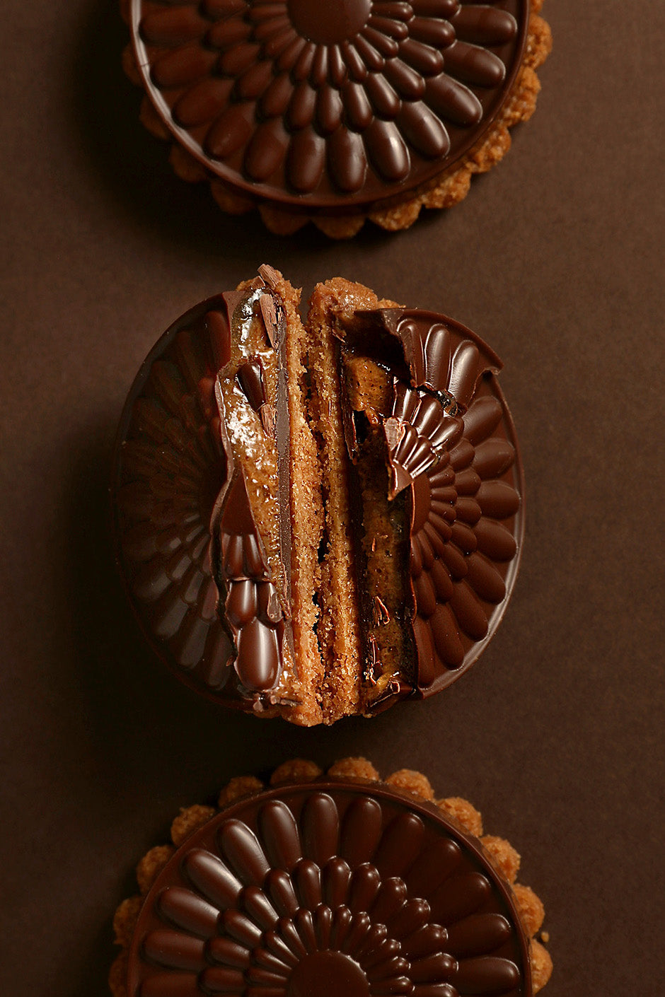 Biscuit 5 pièces chocolat noir