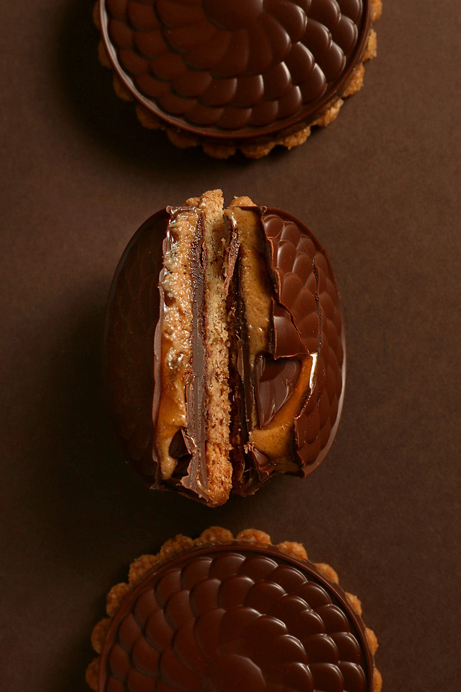 Biscuit 5 pièces chocolat noir