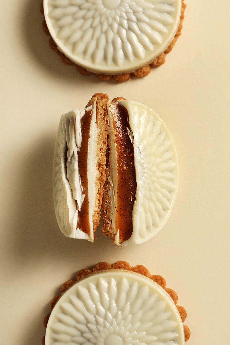 Biscuit 10 pièces chocolat blanc