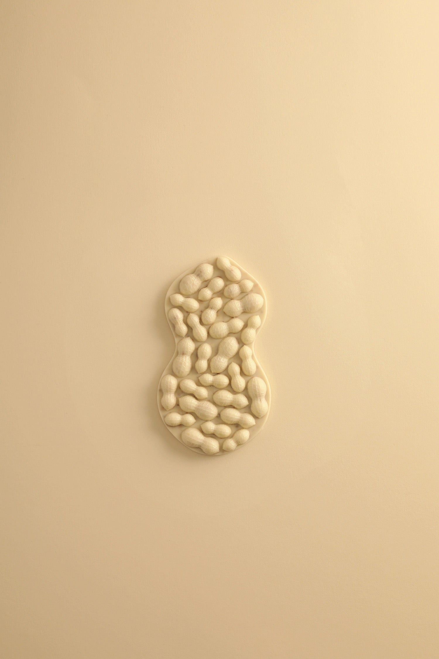 Tablette mendiant cacahuète chocolat blanc