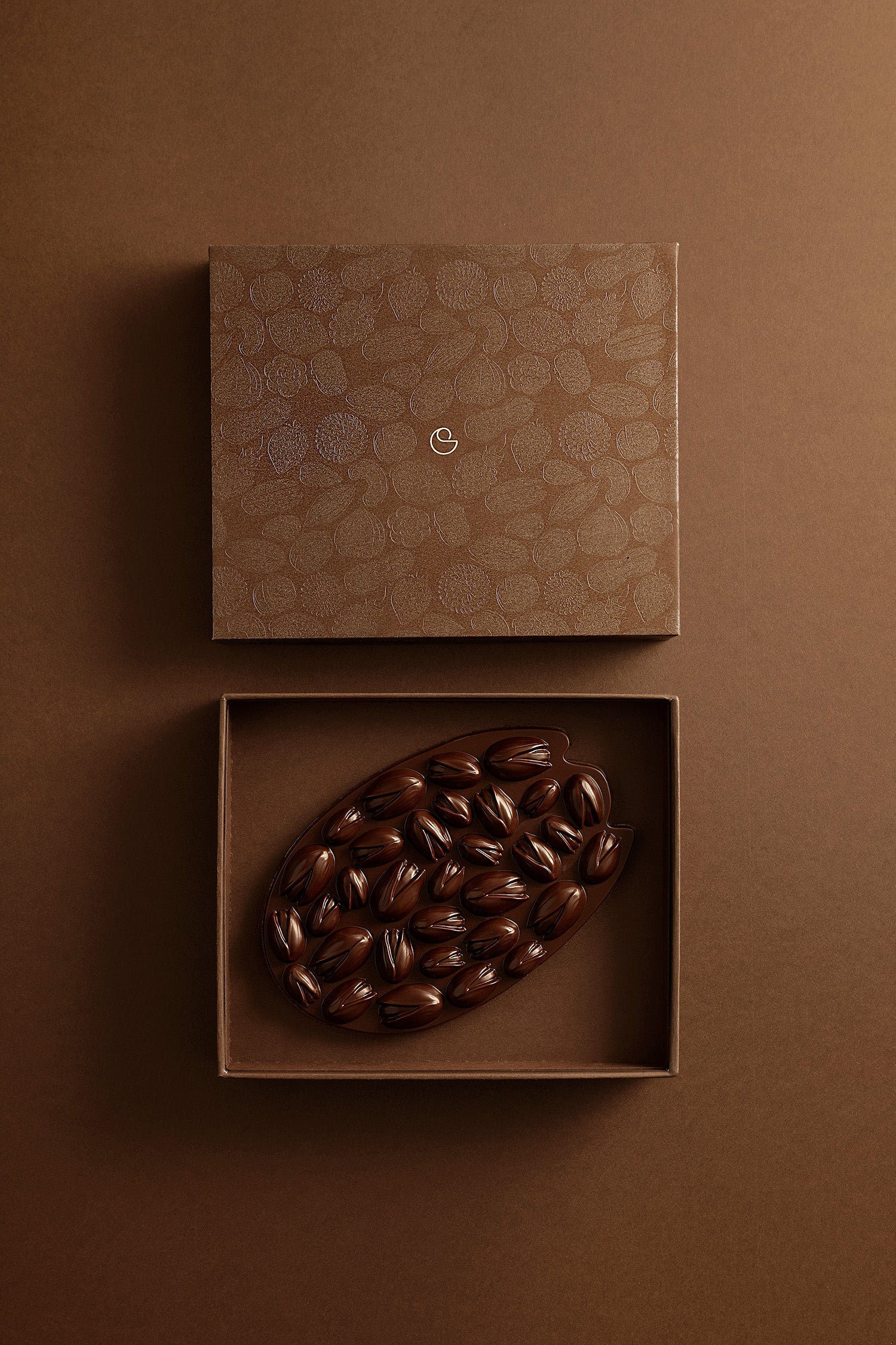 Tablette mendiant pistache chocolat noir