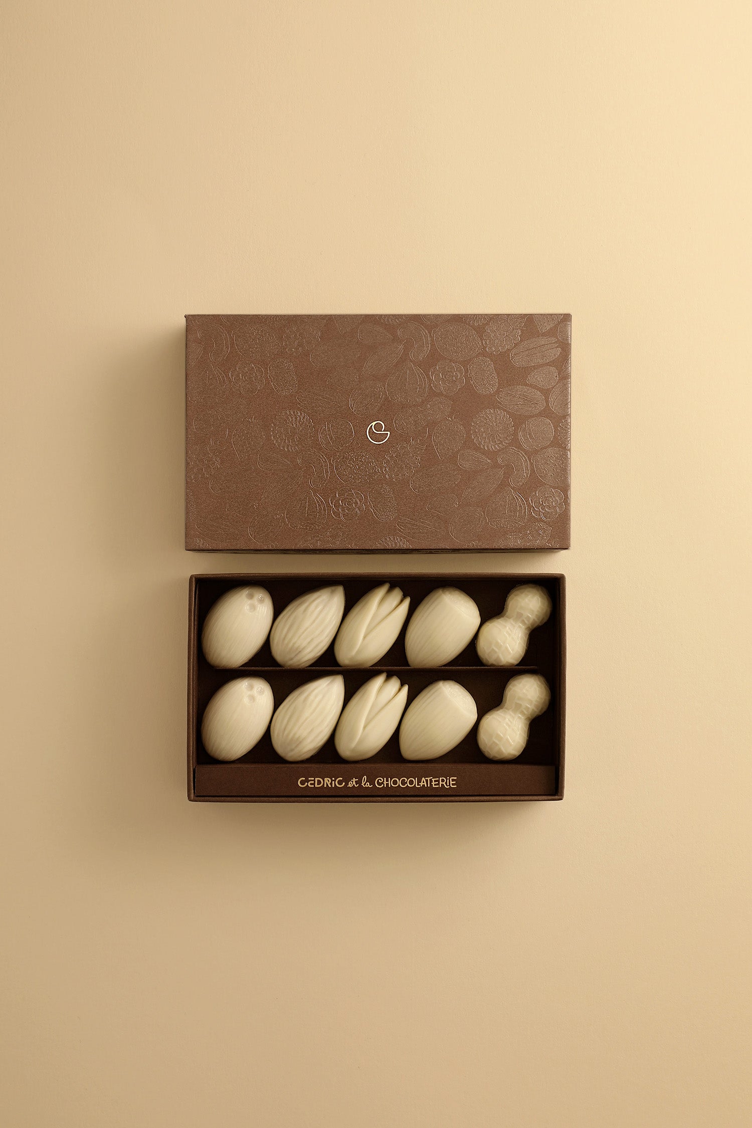 Bonbon 10 pièces chocolat blanc