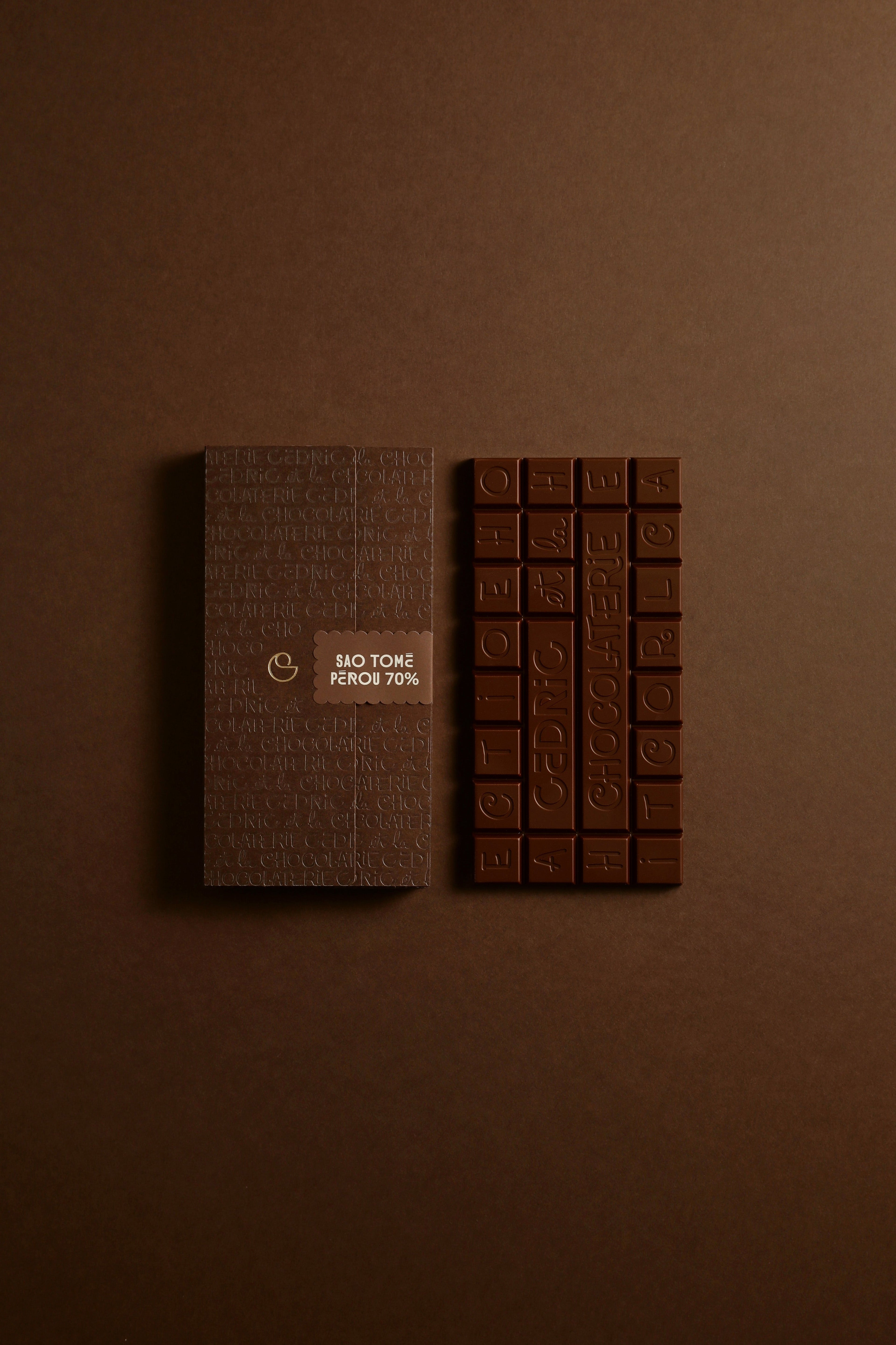 Tablette de chocolat Pérou & Sao Tomé