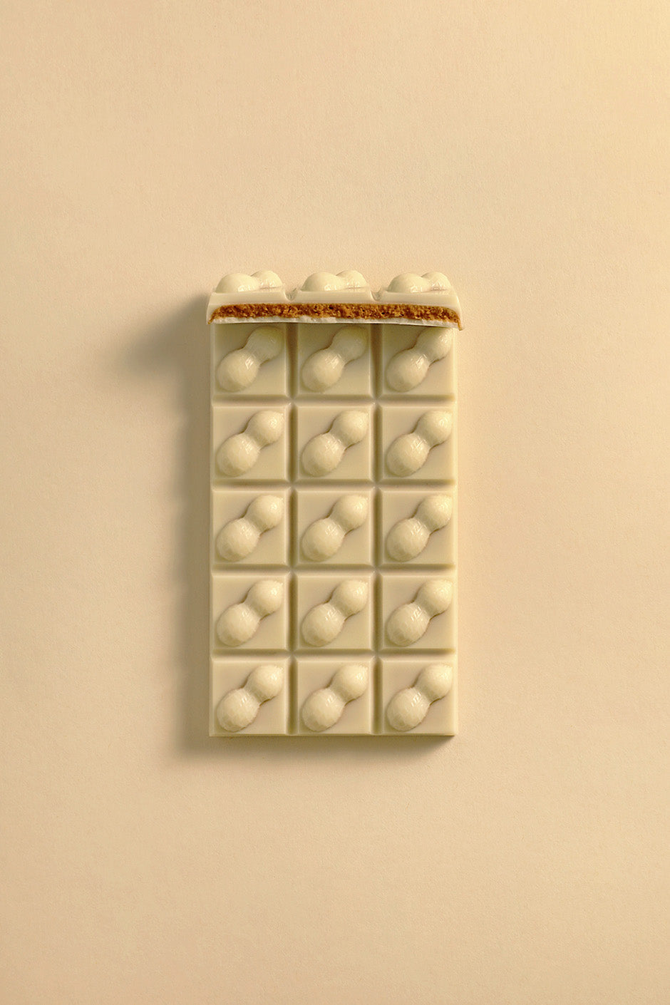Tablette cacahuète chocolat blanc