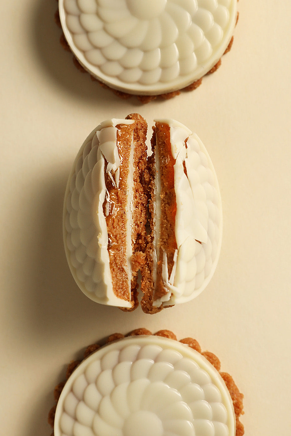 Biscuit 10 pièces chocolat blanc