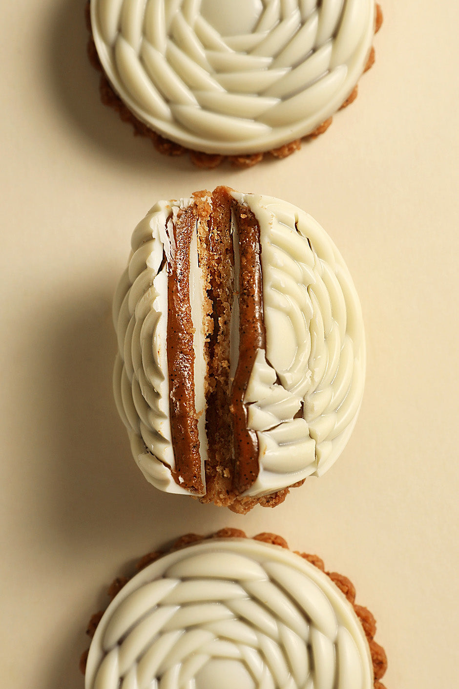 Biscuit 10 pièces chocolat blanc