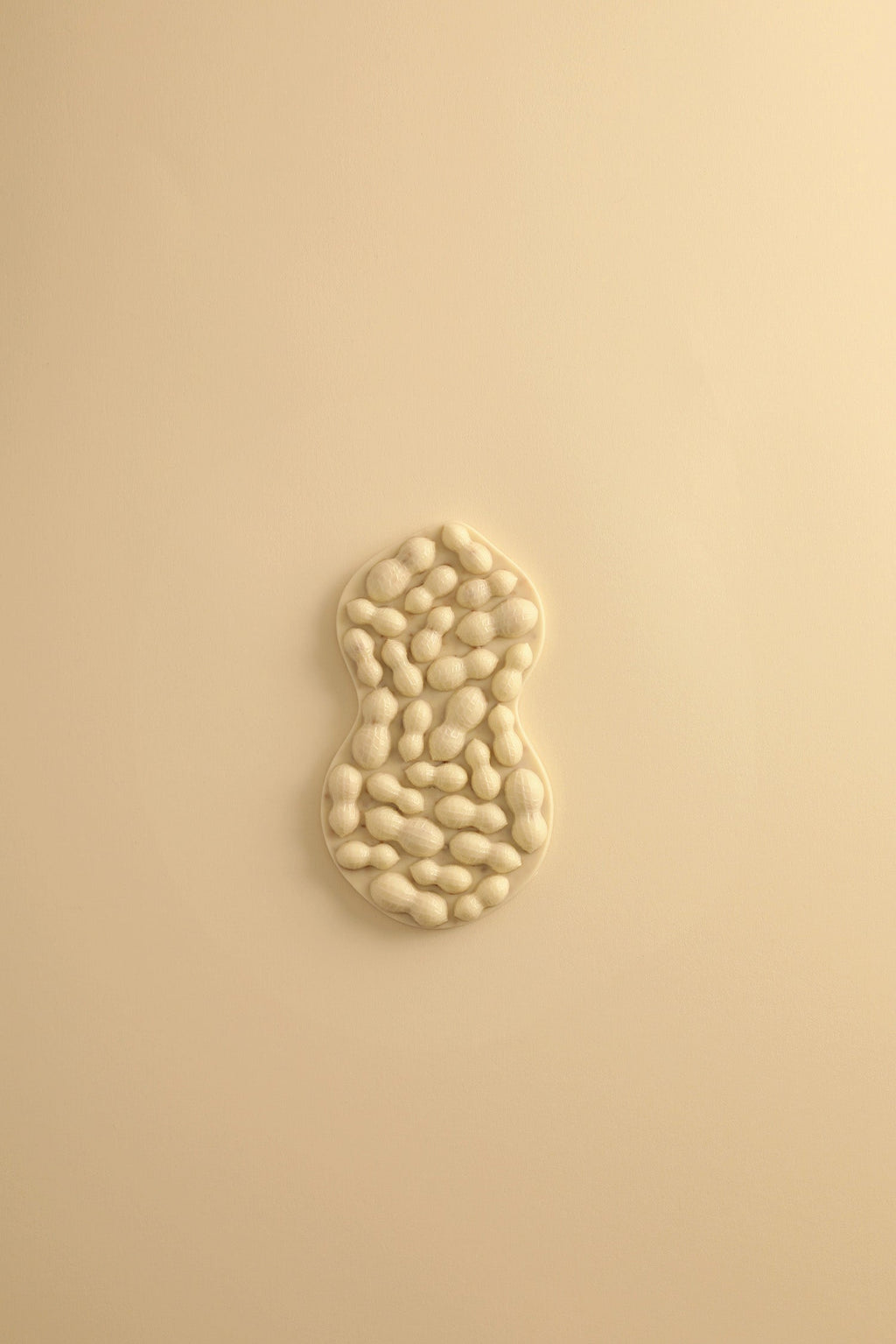 Tablette mendiant cacahuète chocolat blanc