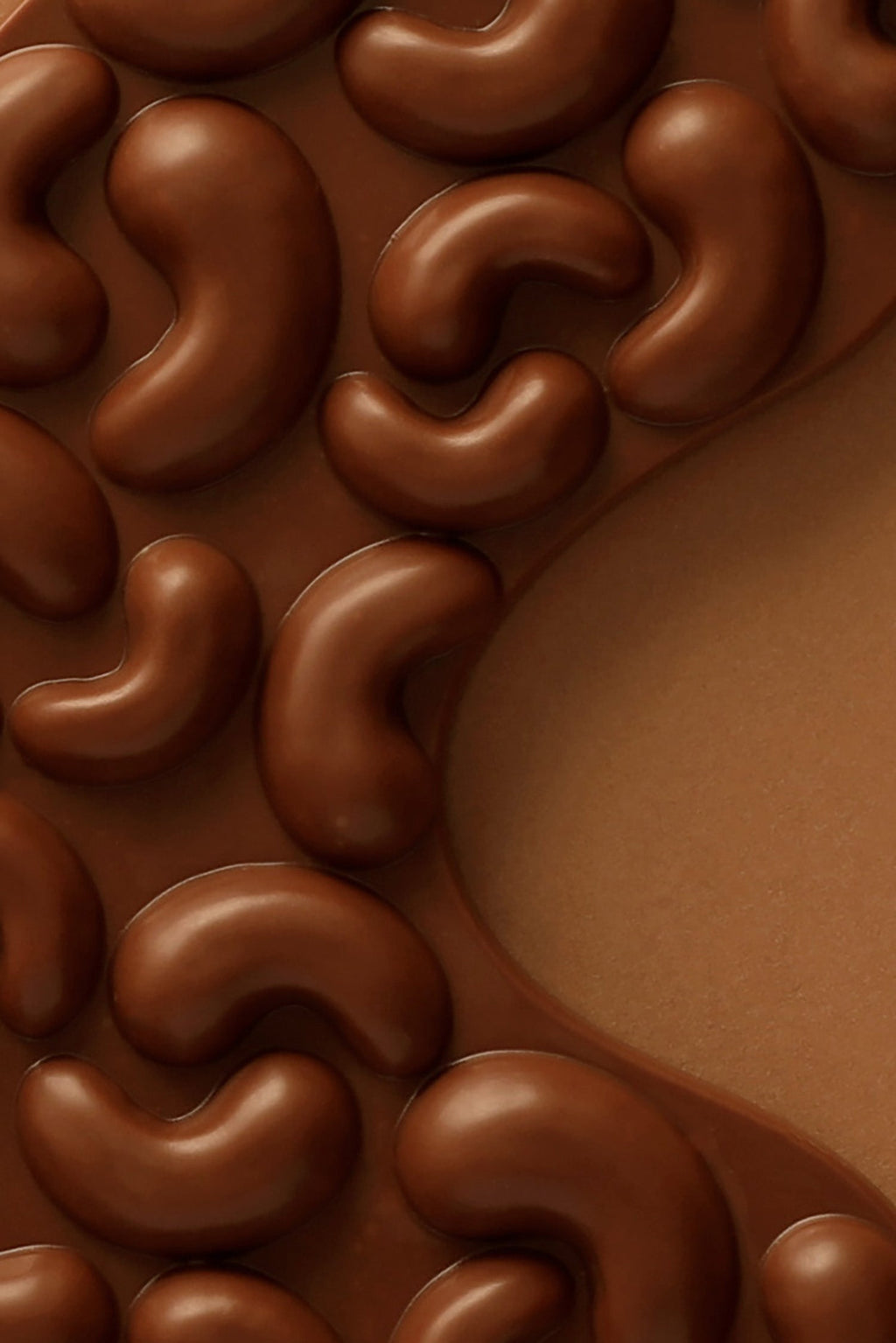 Tablette mendiant cajou chocolat au lait