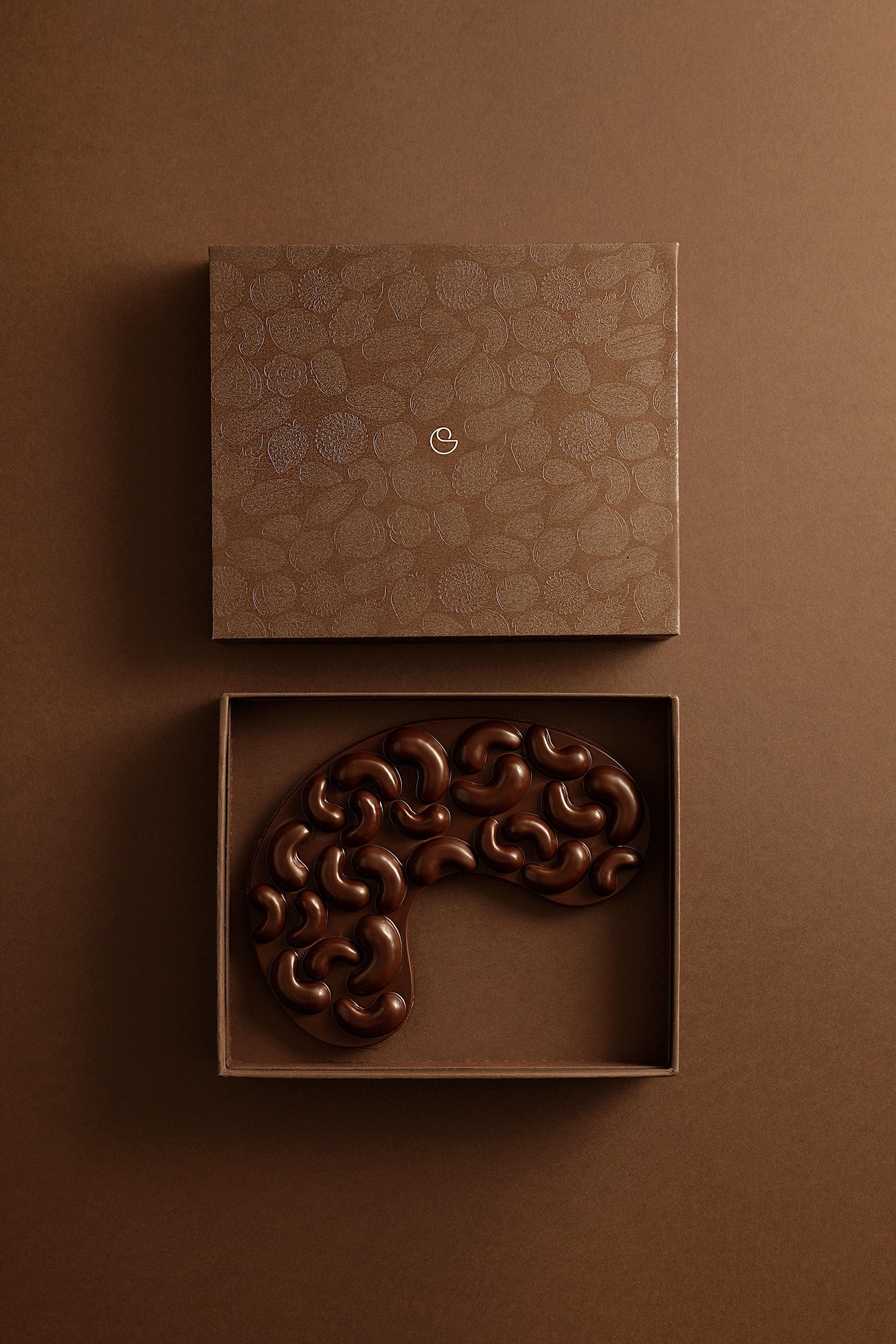 Tablette mendiant cajou chocolat noir