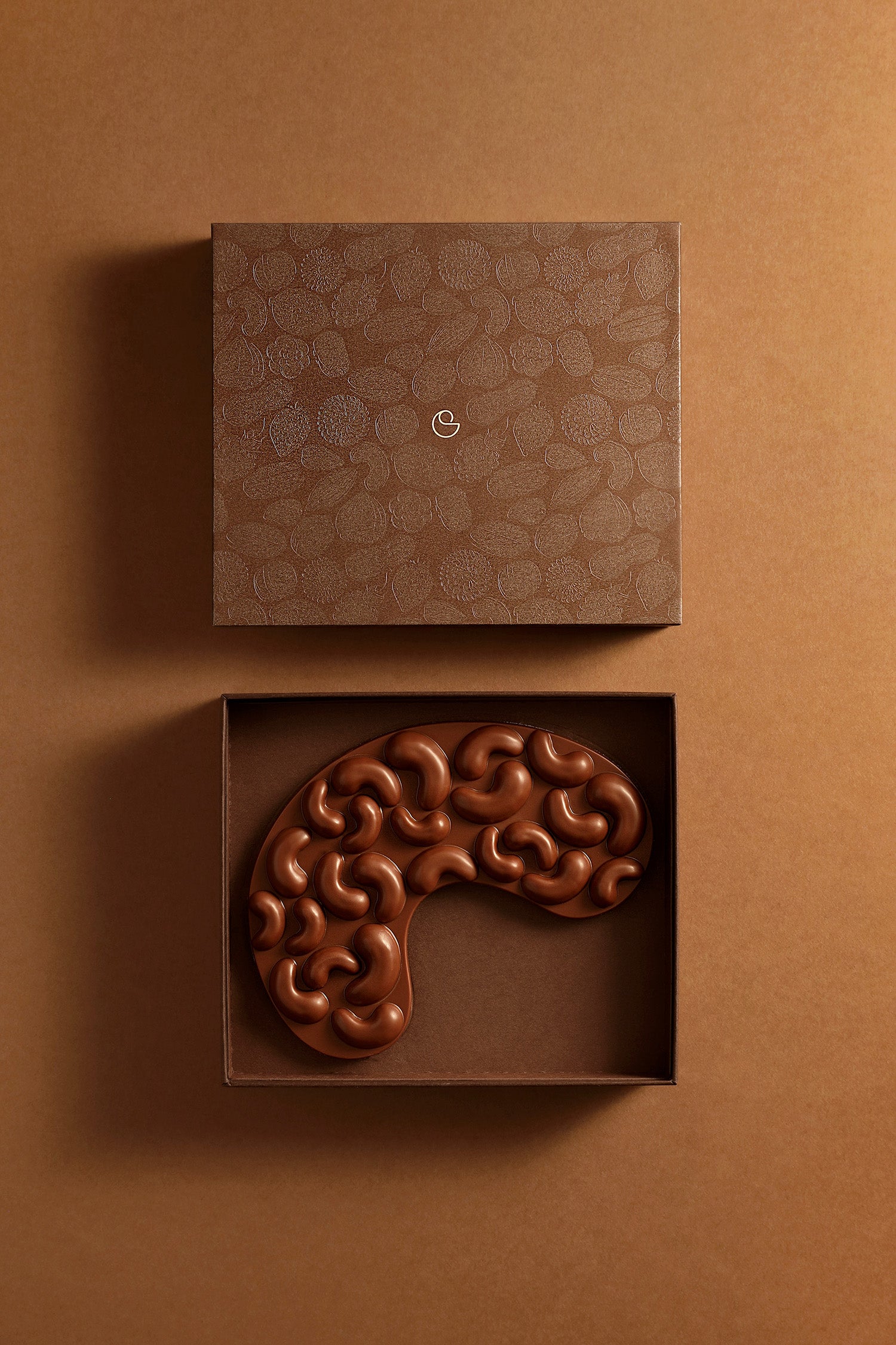 Tablette mendiant cajou chocolat au lait