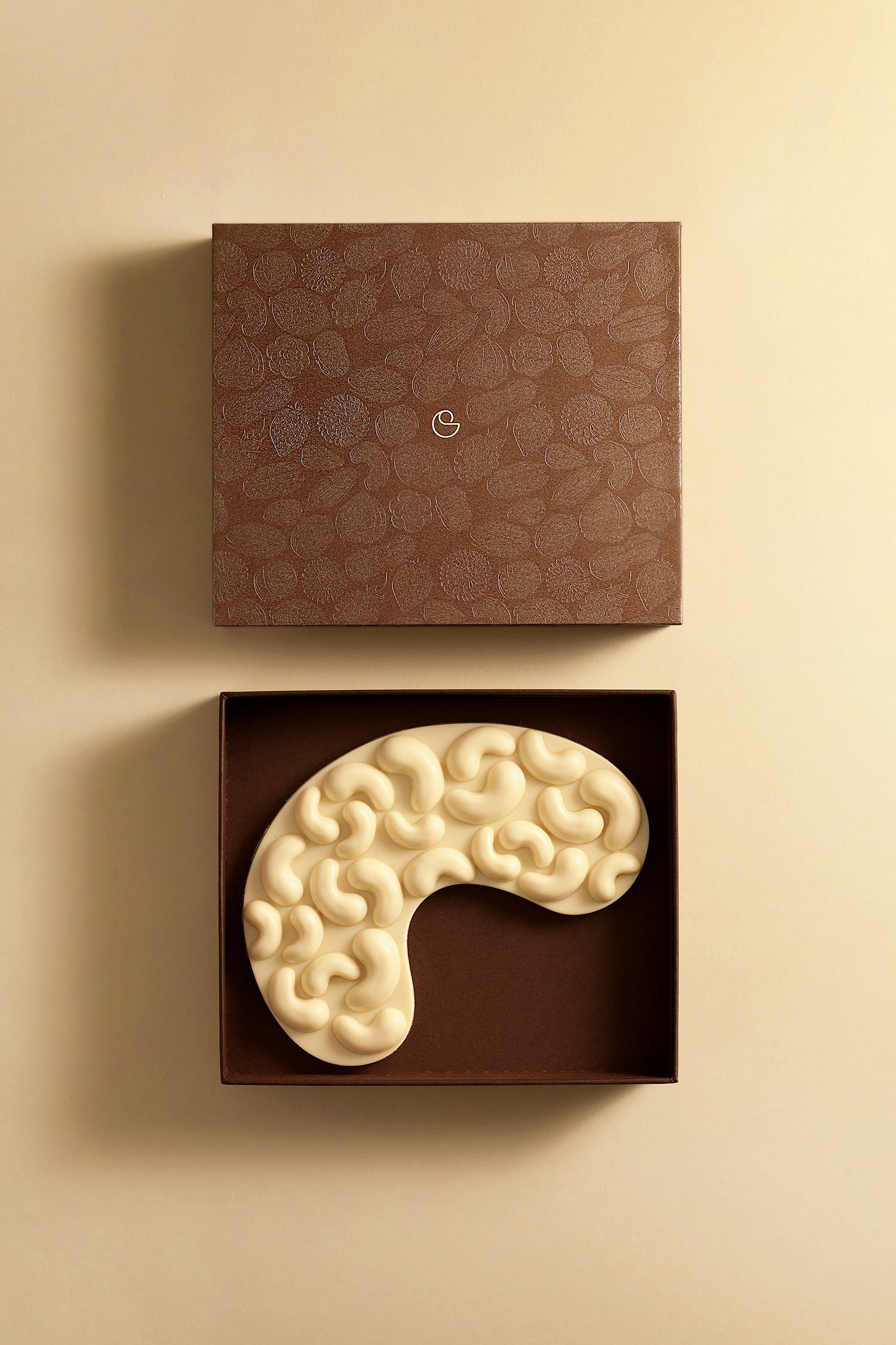 Tablette mendiant cajou chocolat blanc