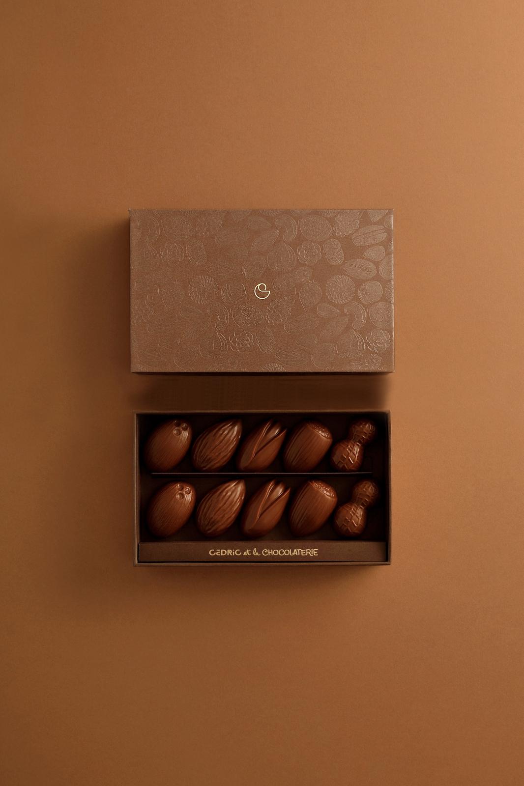 Bonbon 10 pièces chocolat au lait