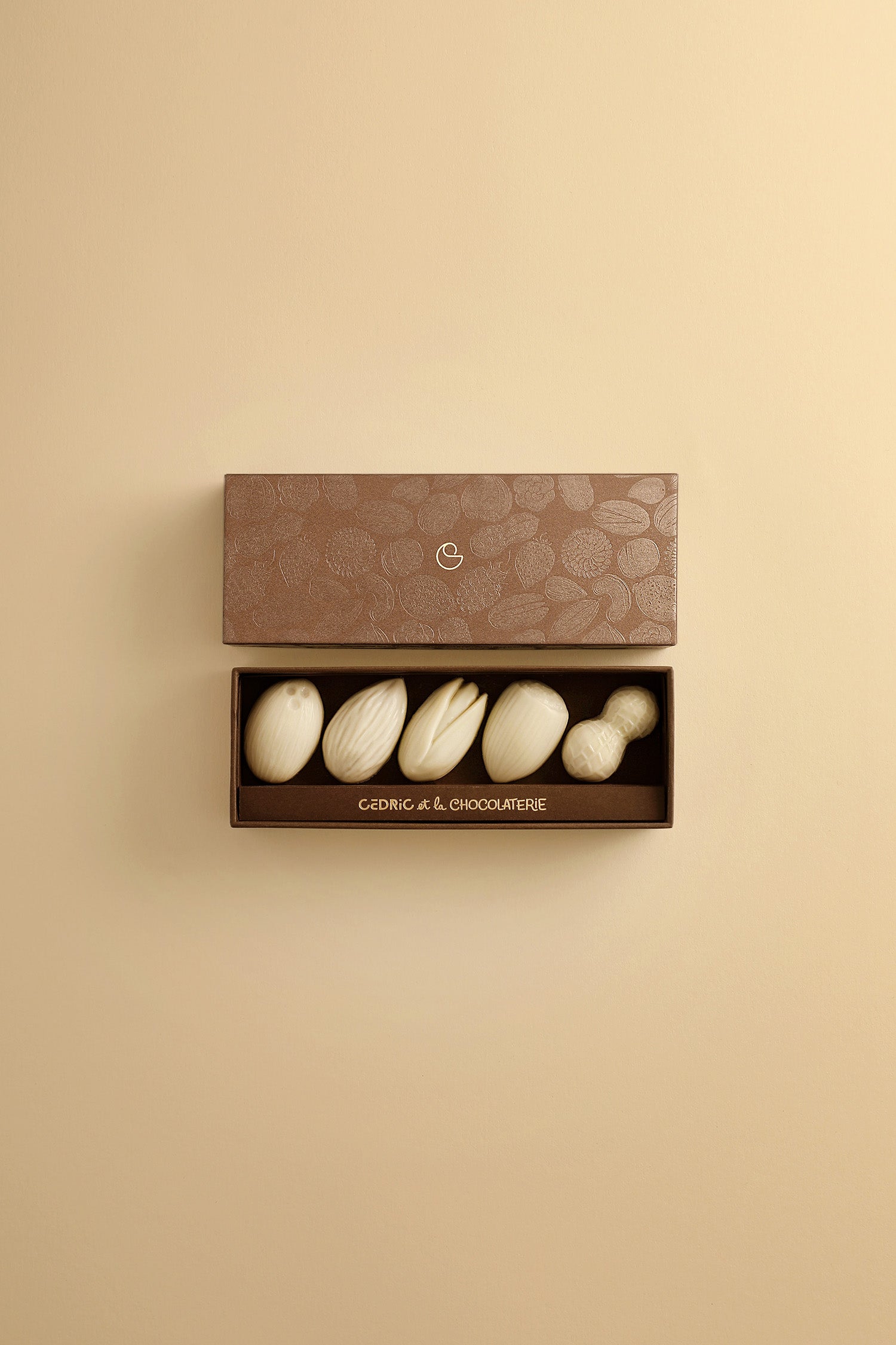 Bonbon 5 pièces chocolat blanc