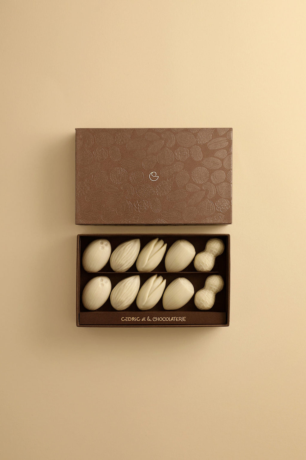 Bonbon 10 pièces chocolat blanc