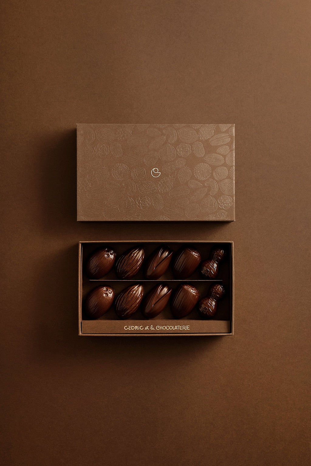 Bonbon 10 pièces chocolat noir