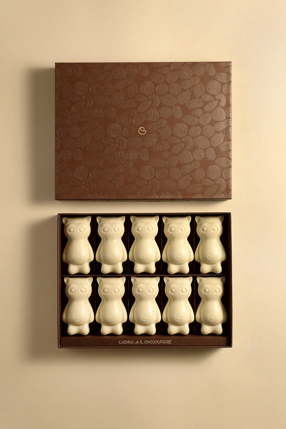 Cedrico chocolat 10 pièces chocolat blanc
