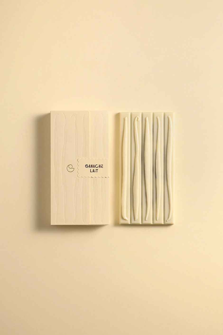 Tablette ganache chocolat blanc