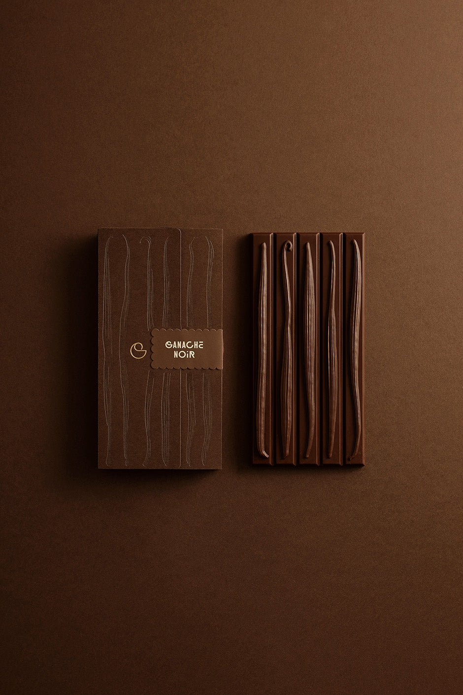 Tablette ganache chocolat noir