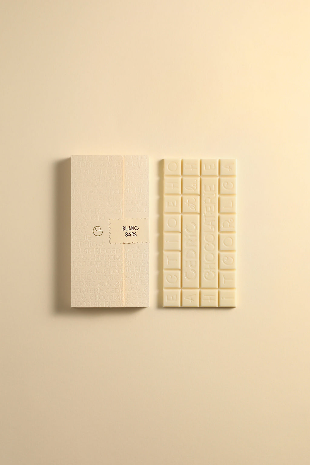 Tablette de chocolat blanc