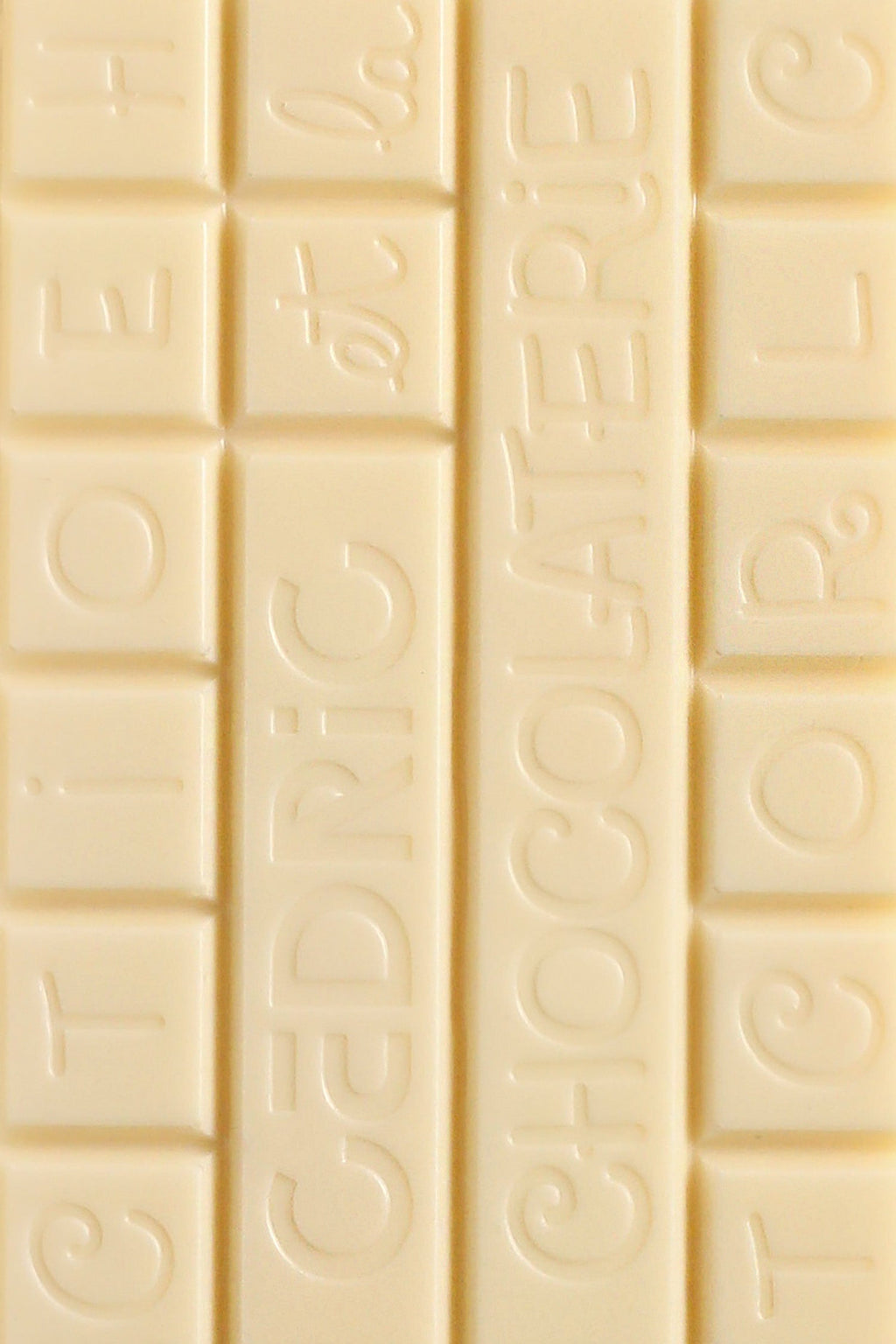 Tablette de chocolat blanc