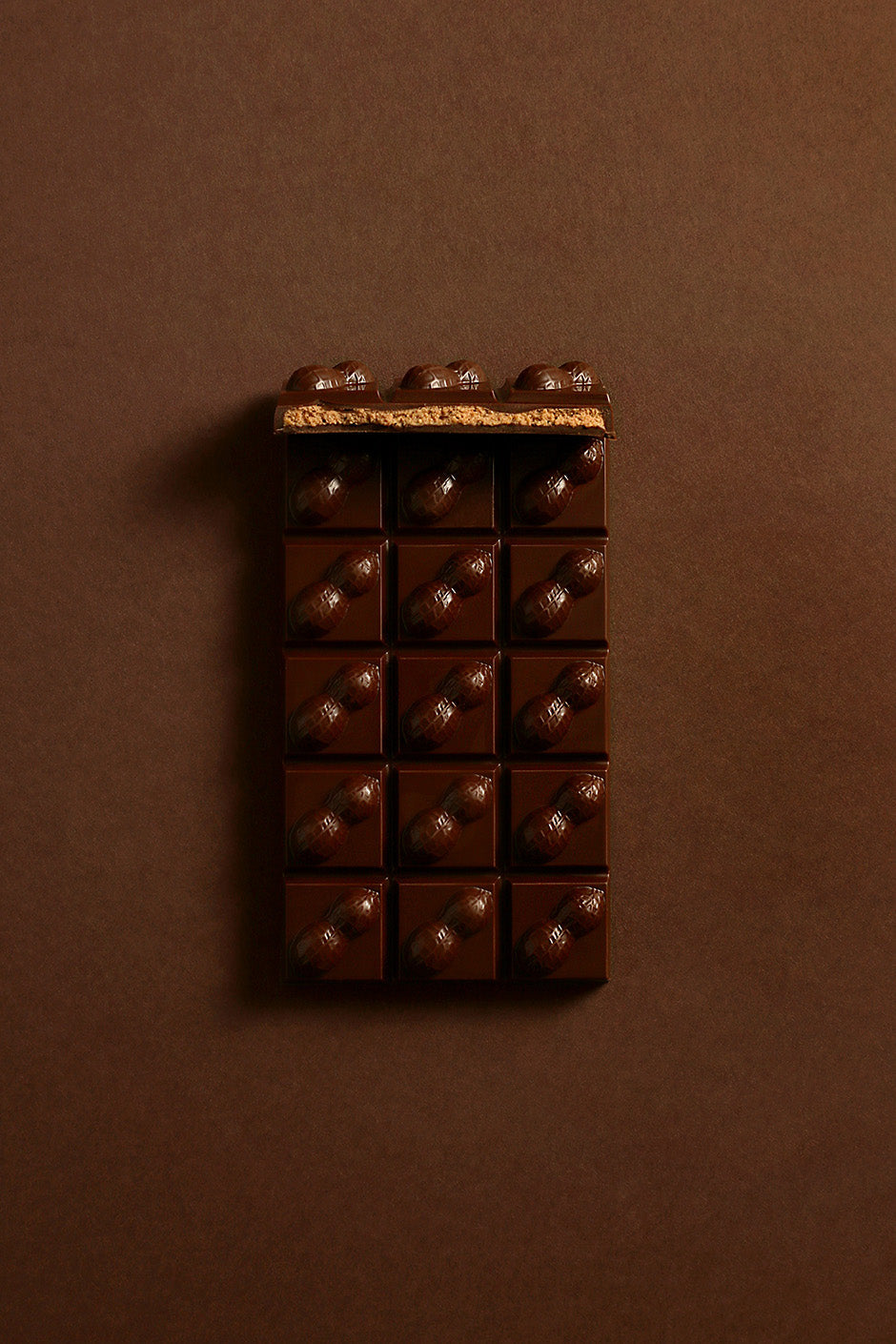 Tablette cacahuète chocolat noir