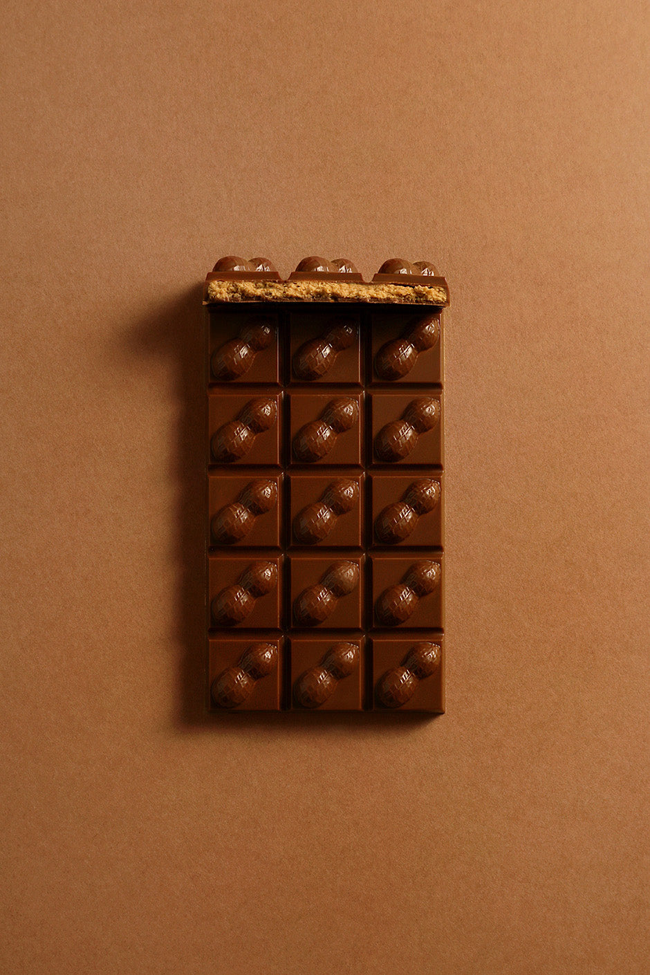 Tablette cacahuète chocolat au lait