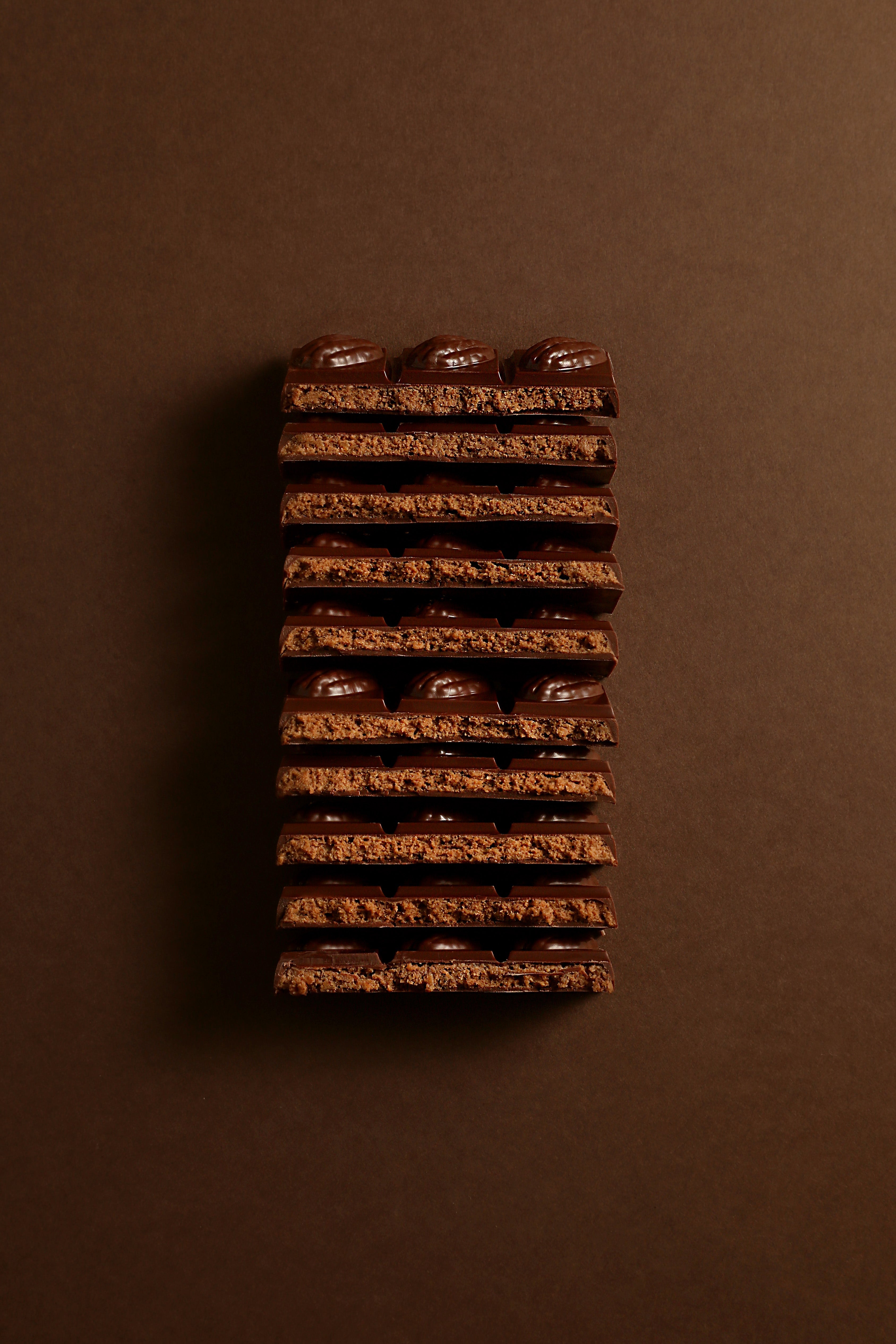 Tablette pécan chocolat noir